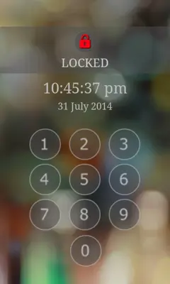 Keypad Screen Lock android App screenshot 3